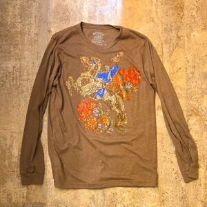 Rodeo Quincy Brown Sequin Long Sleeve